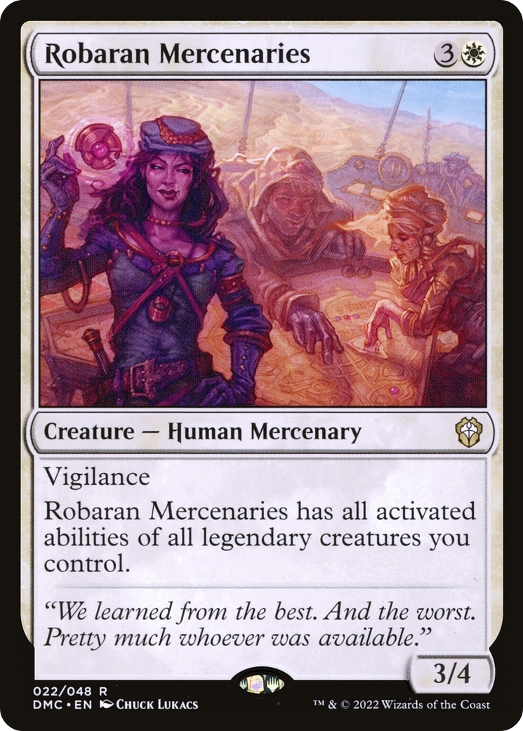 Magic: The Gathering - Robaran Mercenaries Foil - Dominaria United Commander