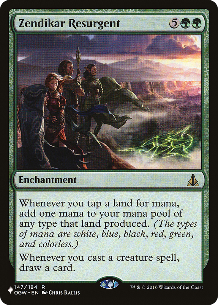 Magic: The Gathering - Zendikar Resurgent - The List