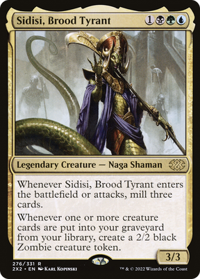 Magic: The Gathering - Sidisi, Brood Tyrant Foil - Double Masters 2022