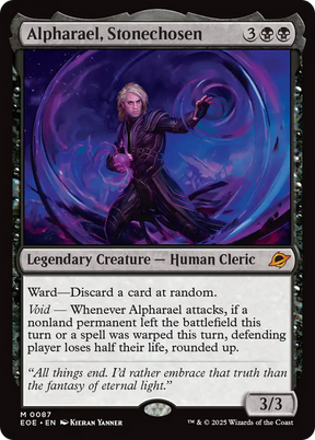 Magic: The Gathering - Alpharael, Stonechosen Foil - Edge of Eternities