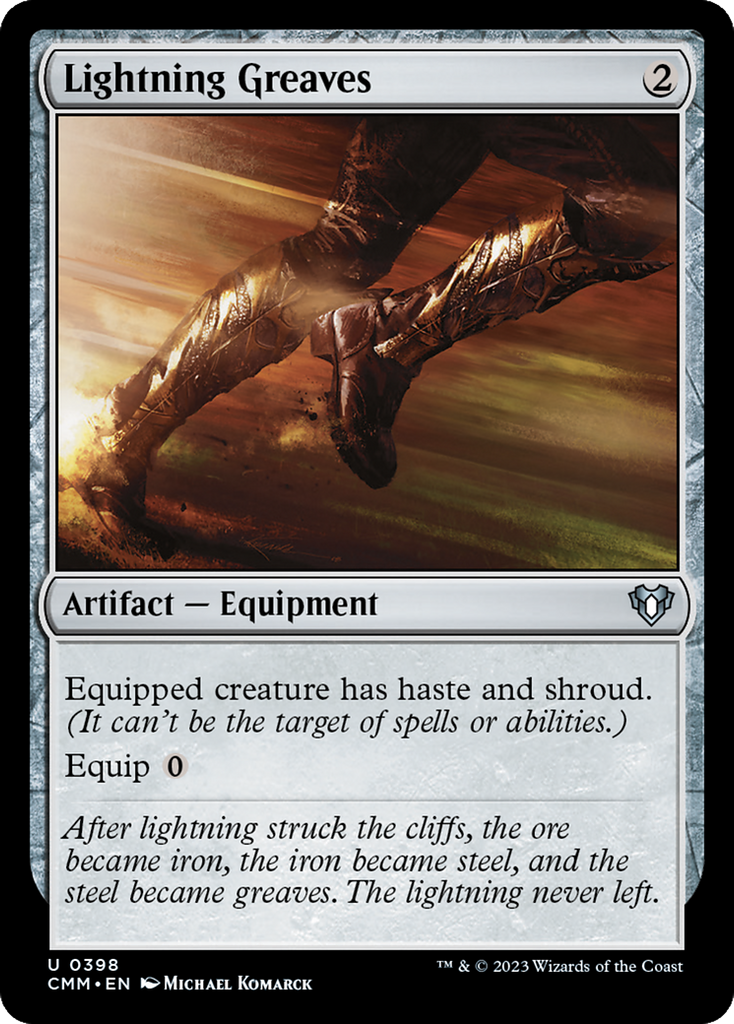 Magic: The Gathering - Lightning Greaves - Commander Masters