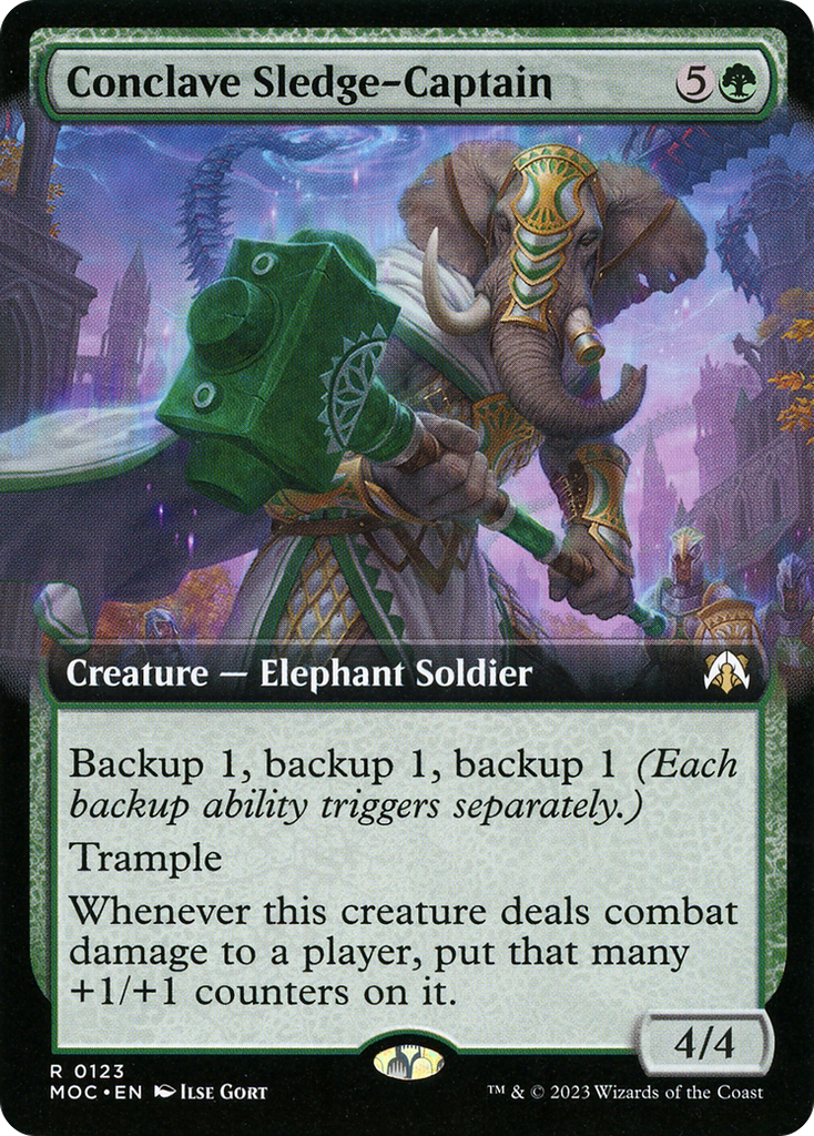 Magic: The Gathering - Conclave Sledge-Captain - March of the Machine Commander