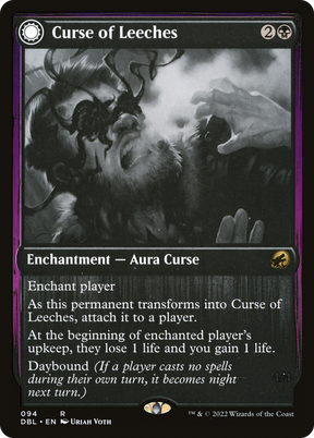 Magic: The Gathering - Curse of Leeches // Leeching Lurker - Innistrad: Double Feature