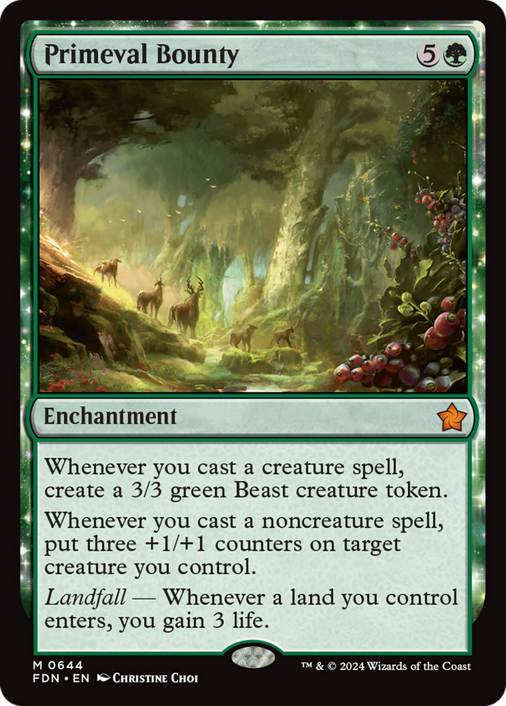 Magic: The Gathering - Primeval Bounty - Foundations