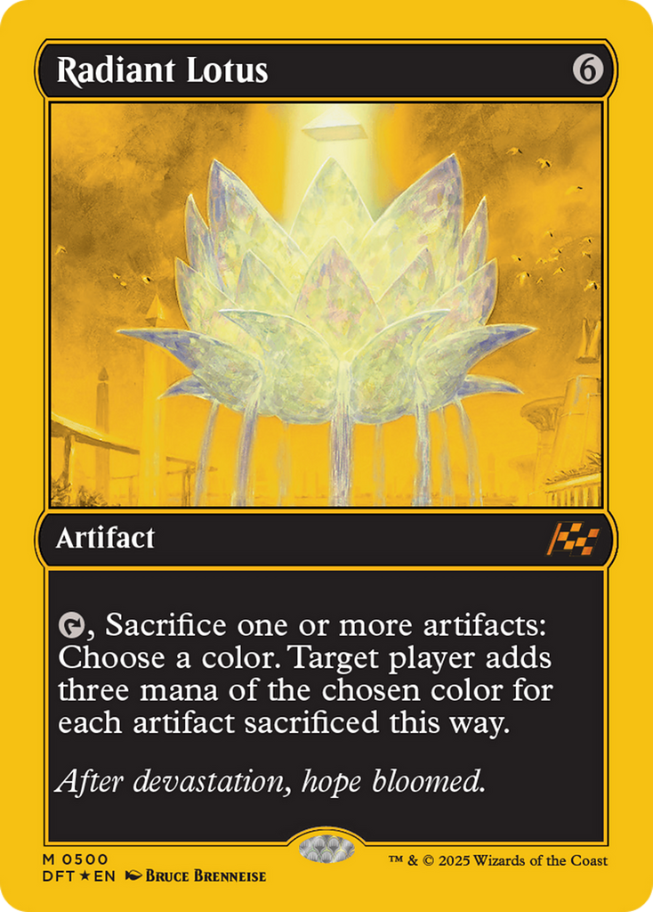 Magic: The Gathering - Radiant Lotus Foil - Aetherdrift