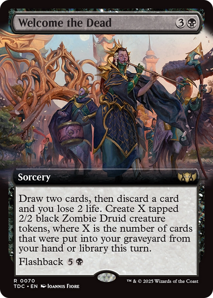 Magic: The Gathering - Welcome the Dead - Tarkir: Dragonstorm Commander