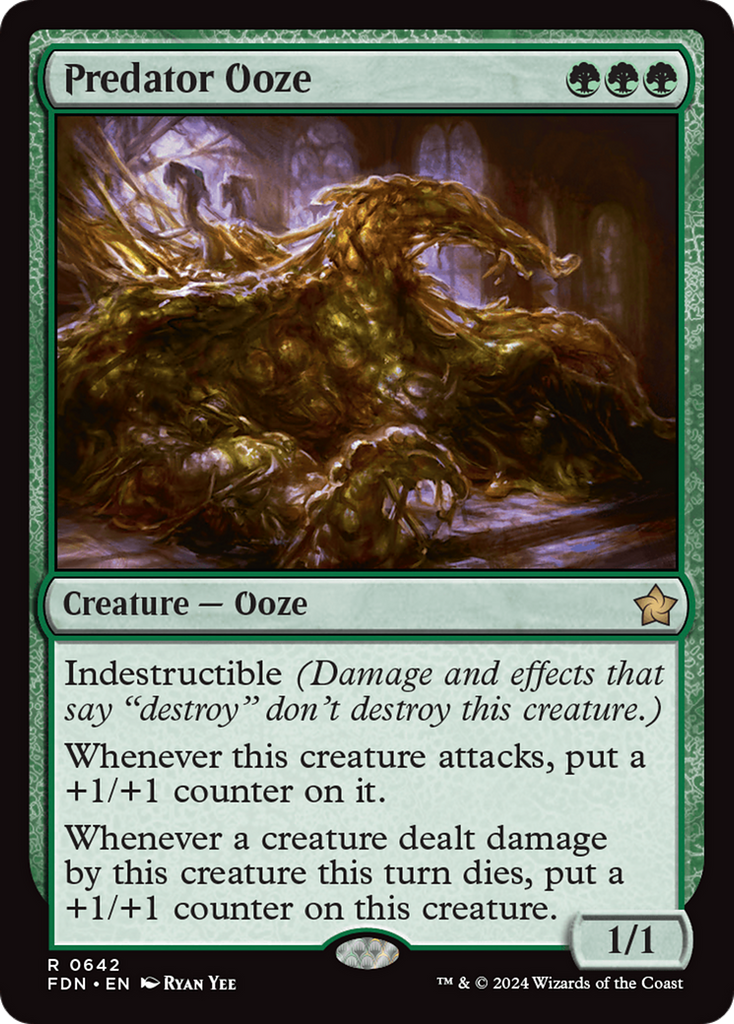 Magic: The Gathering - Predator Ooze - Foundations