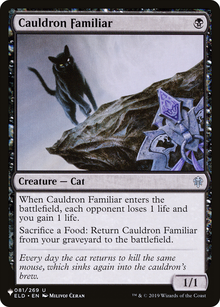 Magic: The Gathering - Cauldron Familiar - The List