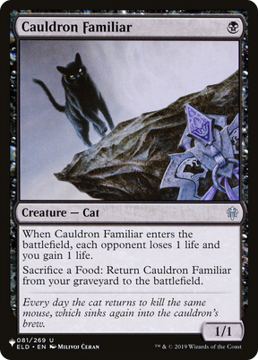 Magic: The Gathering - Cauldron Familiar - The List