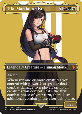 Magic: The Gathering - Tifa, Martial Artist - Final Fantasy Commander