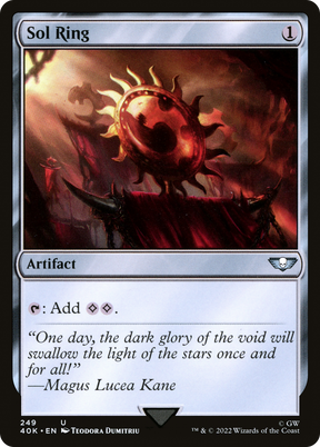 Magic: The Gathering - Sol Ring - Warhammer 40000 Commander