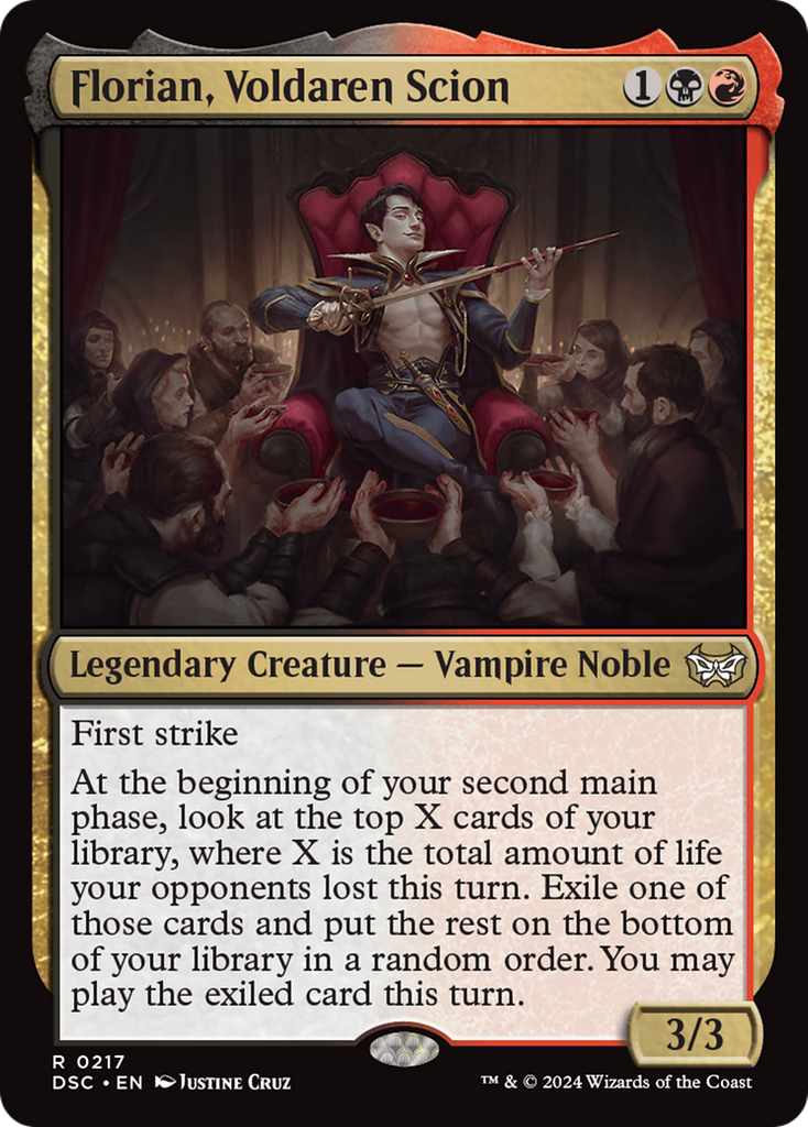 Magic: The Gathering - Florian, Voldaren Scion - Duskmourn: House of Horror Commander