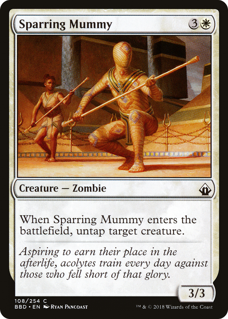 Magic: The Gathering - Sparring Mummy Foil - Battlebond