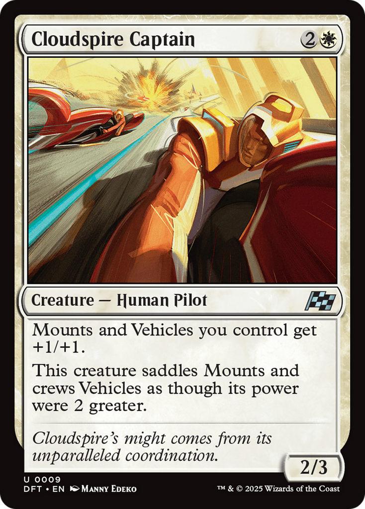 Magic: The Gathering - Cloudspire Captain - Aetherdrift