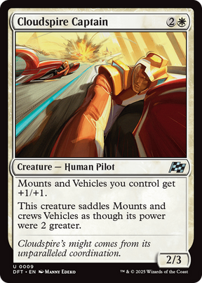 Magic: The Gathering - Cloudspire Captain Foil - Aetherdrift