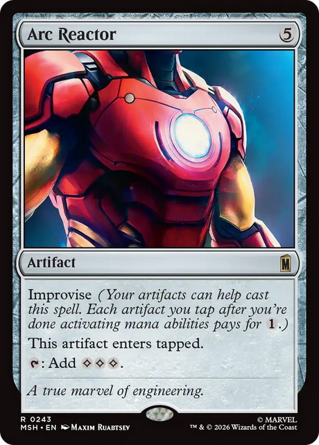 Magic: The Gathering - Arc Reactor - Marvel Super Heroes