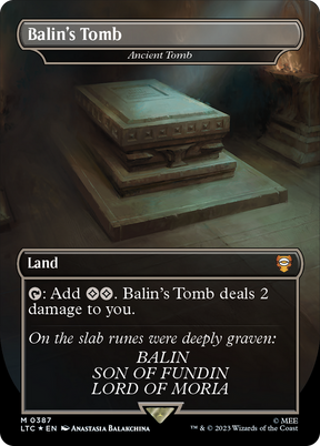 Magic: The Gathering - Ancient Tomb Foil - Tales of Middle-earth Commander
