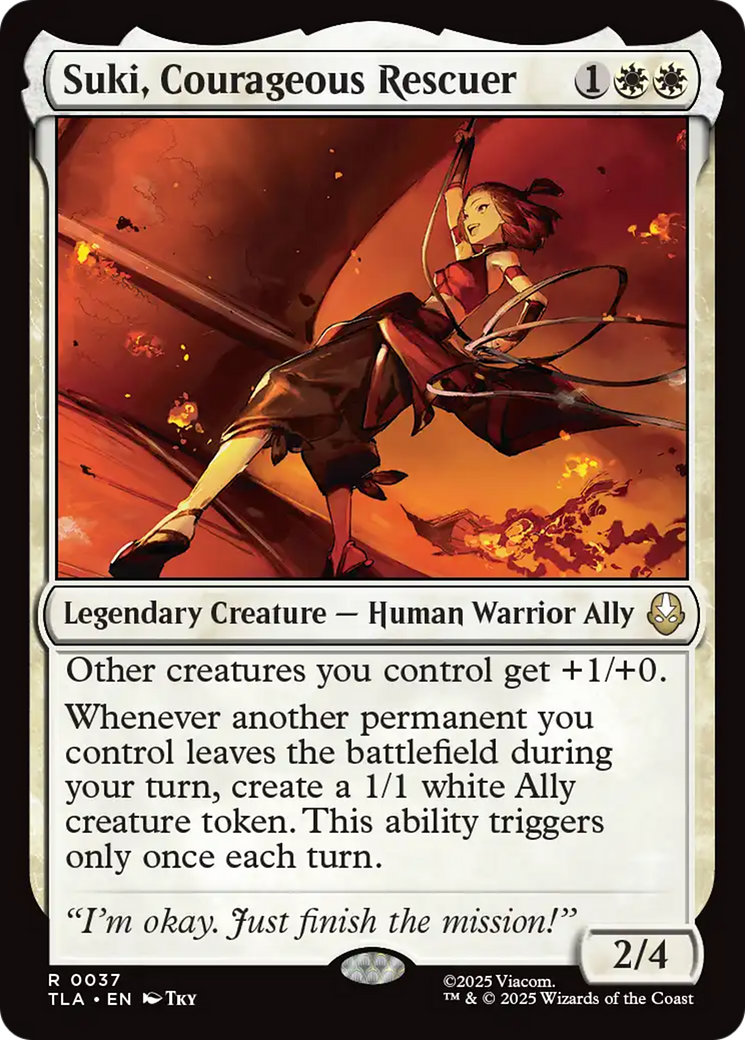 Magic: The Gathering - Suki, Courageous Rescuer - Avatar: The Last Airbender