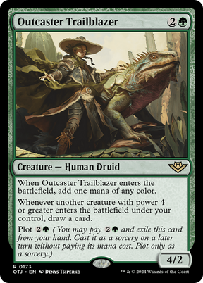 Magic: The Gathering - Outcaster Trailblazer Foil - Outlaws of Thunder Junction