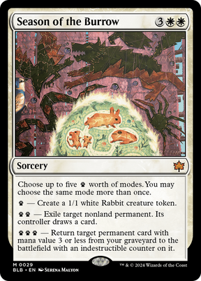 Magic: The Gathering - Season of the Burrow Foil - Bloomburrow