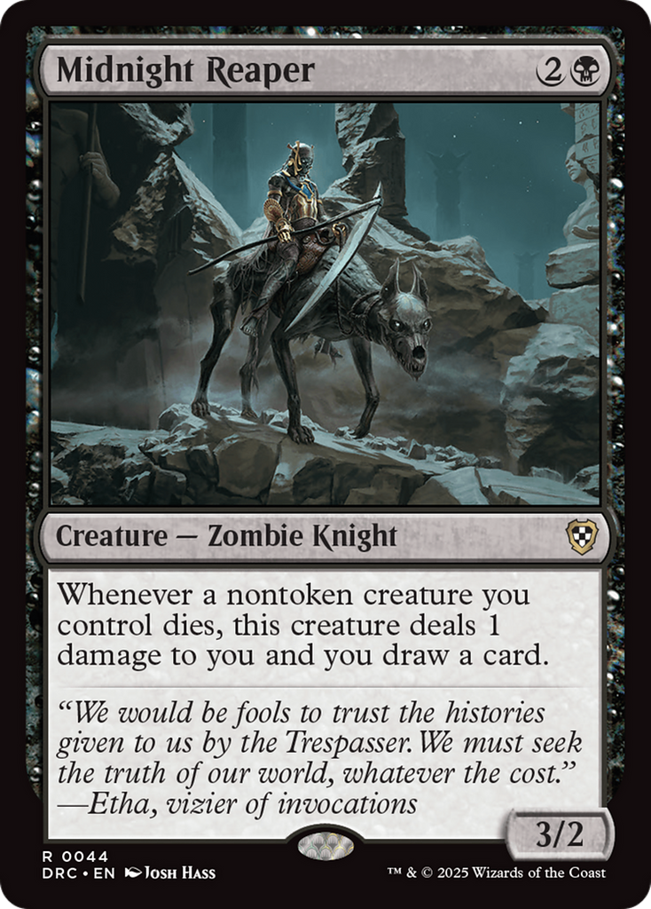 Magic: The Gathering - Midnight Reaper - Aetherdrift Commander