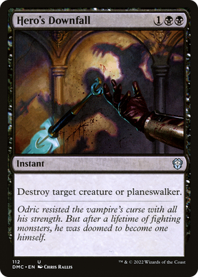 Magic: The Gathering - Hero's Downfall - Dominaria United Commander