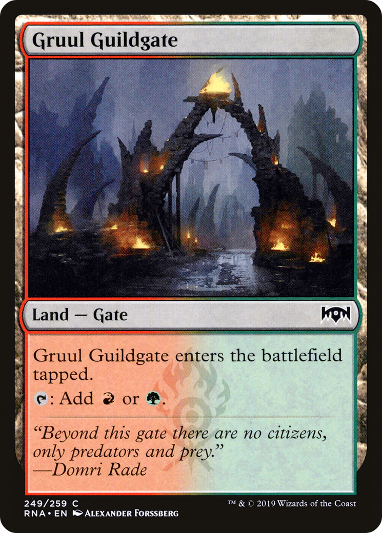Magic: The Gathering - Gruul Guildgate Foil - Ravnica Allegiance