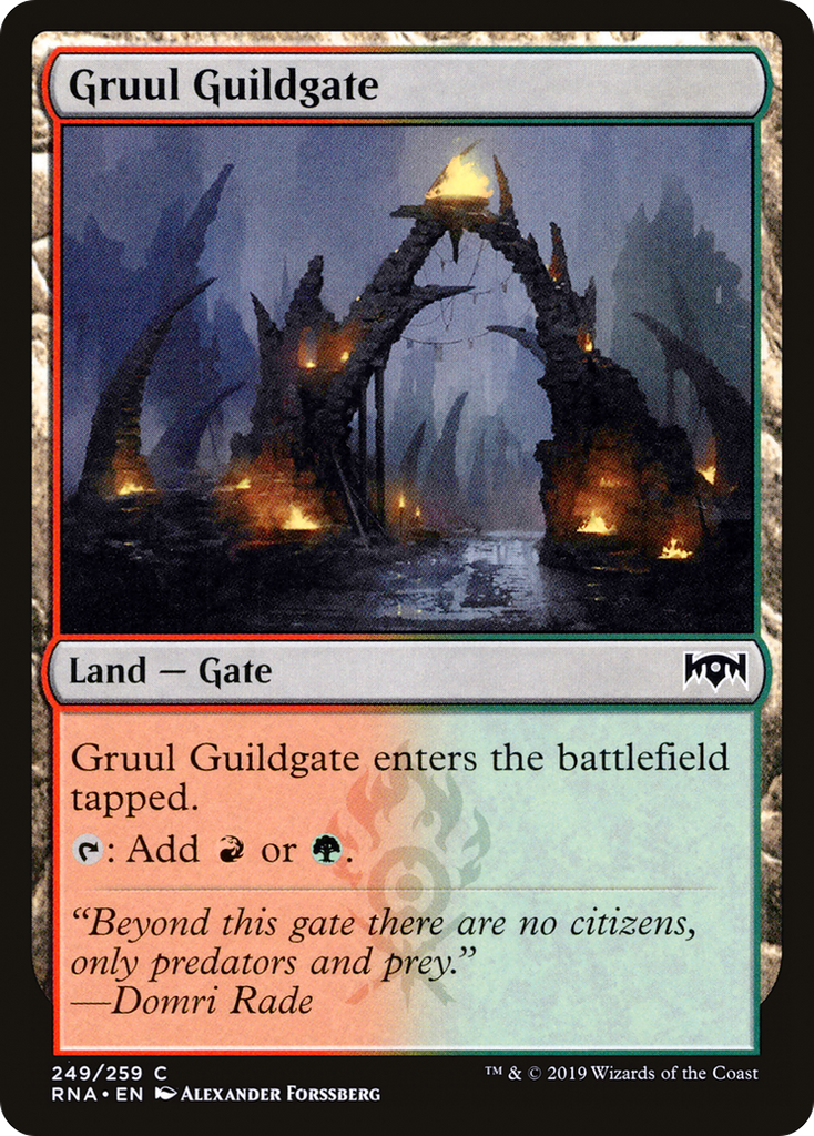 Magic: The Gathering - Gruul Guildgate Foil - Ravnica Allegiance