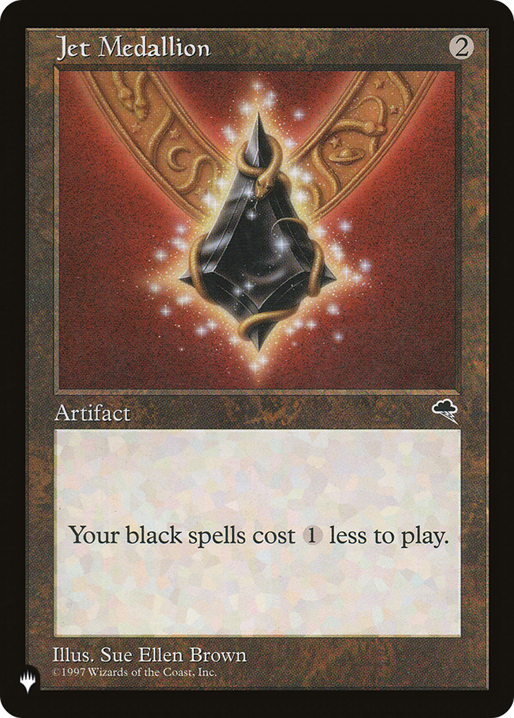 Magic: The Gathering - Jet Medallion - The List