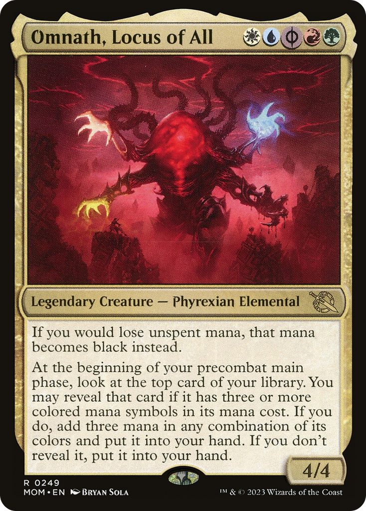 Magic: The Gathering - Omnath, Locus of All Foil - March of the Machine