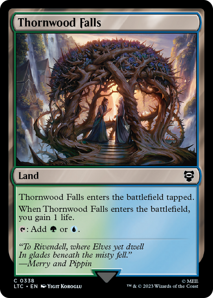 Magic: The Gathering - Thornwood Falls - Tales of Middle-earth Commander