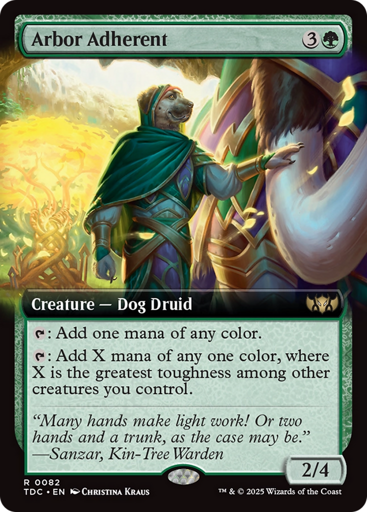 Magic: The Gathering - Arbor Adherent - Tarkir: Dragonstorm Commander