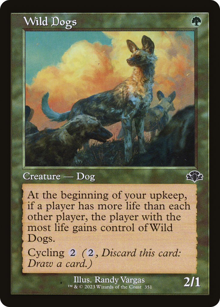 Magic: The Gathering - Wild Dogs Foil - Dominaria Remastered