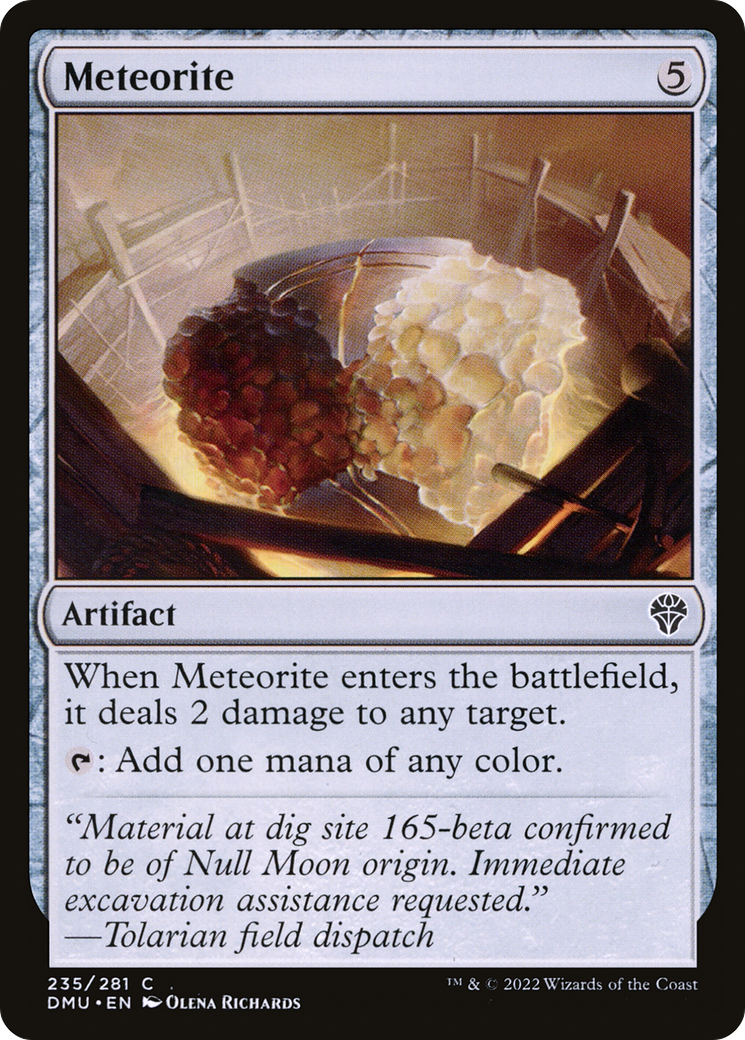 Magic: The Gathering - Meteorite Foil - Dominaria United