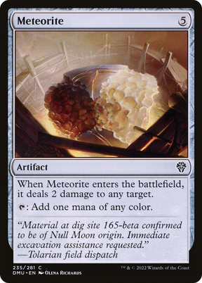 Magic: The Gathering - Meteorite Foil - Dominaria United