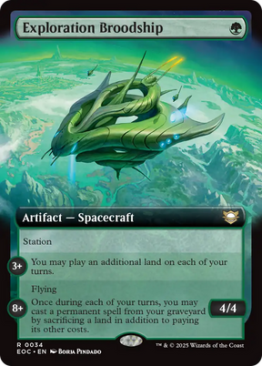 Magic: The Gathering - Exploration Broodship - Edge of Eternities Commander