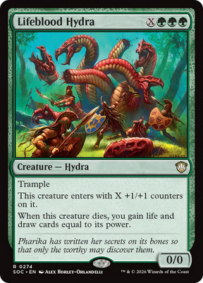 Magic: The Gathering - Lifeblood Hydra - Secrets of Strixhaven Commander