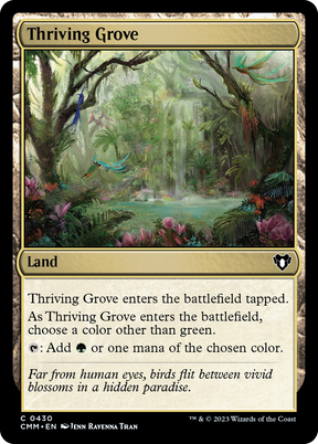 Magic: The Gathering - Thriving Grove Foil - Commander Masters