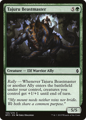 Magic: The Gathering - Tajuru Beastmaster Foil - Battle for Zendikar