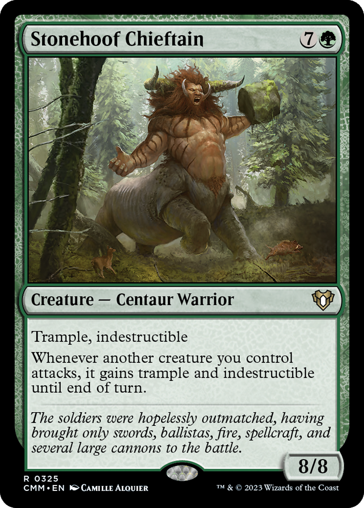 Magic: The Gathering - Stonehoof Chieftain - Commander Masters