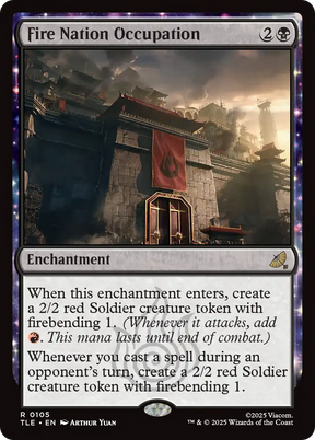 Magic: The Gathering - Fire Nation Occupation Foil - Avatar: The Last Airbender Eternal