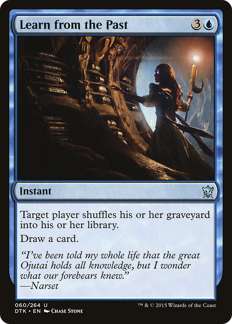 Magic: The Gathering - Learn from the Past Foil - Dragons of Tarkir