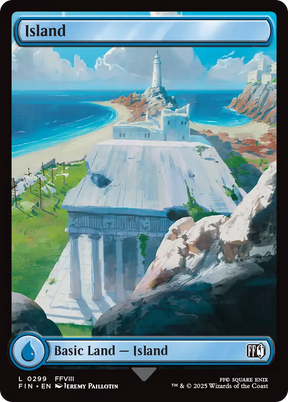 Magic: The Gathering - Island #299 Foil - Final Fantasy