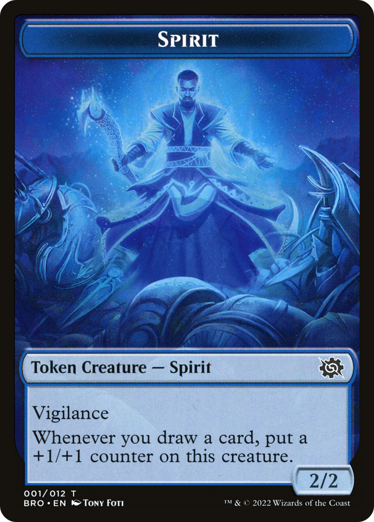 Magic: The Gathering - Spirit Token - The Brothers' War Tokens