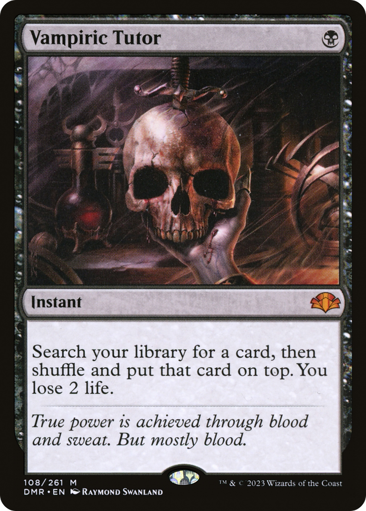 Magic: The Gathering - Vampiric Tutor Foil - Dominaria Remastered