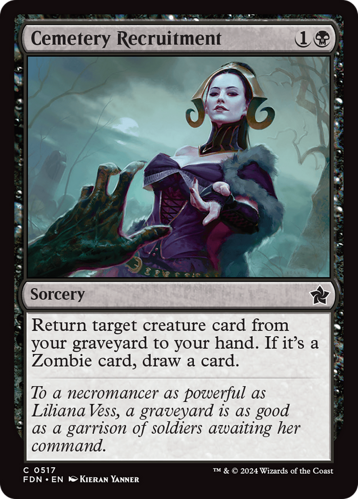 Magic: The Gathering - Cemetery Recruitment - Foundations