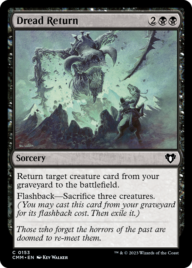 Magic: The Gathering - Dread Return - Commander Masters