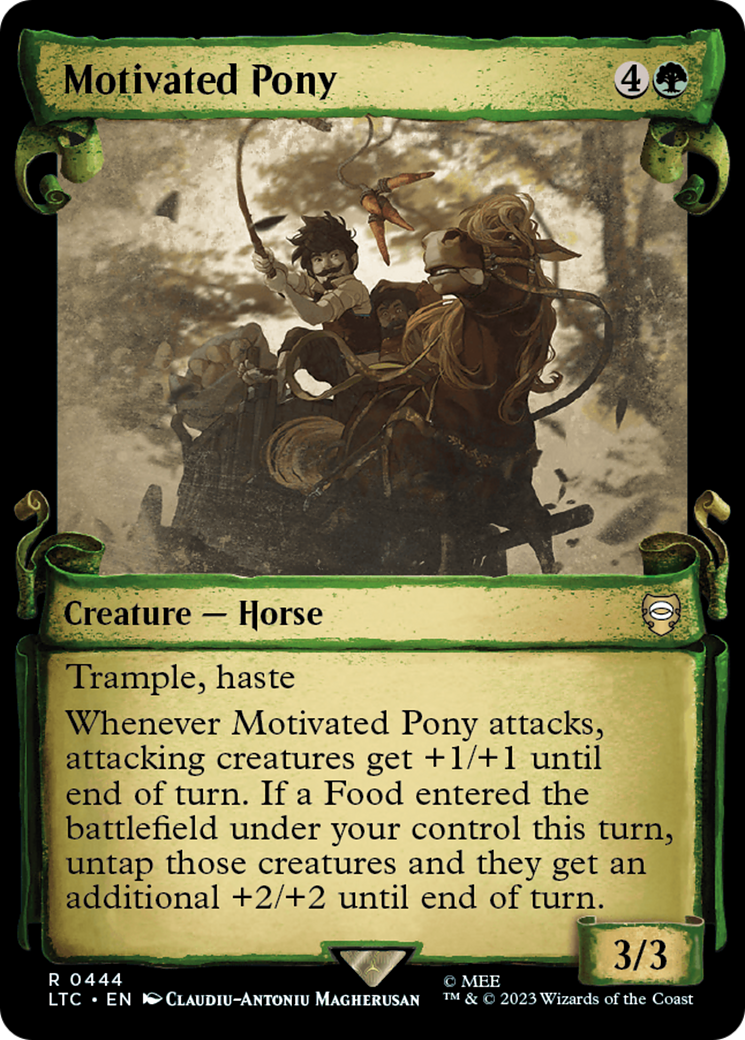 Magic: The Gathering - Motivated Pony Foil - Tales of Middle-earth Commander