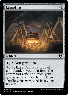 Magic: The Gathering - Campfire Foil - Commander Masters