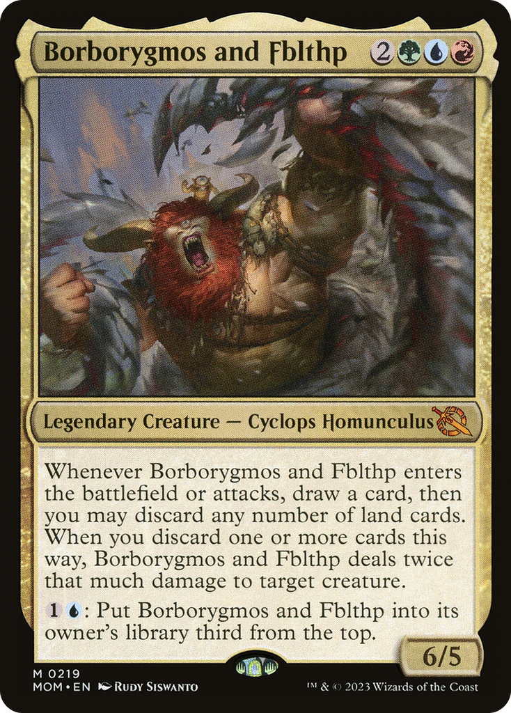Magic: The Gathering - Borborygmos and Fblthp - March of the Machine